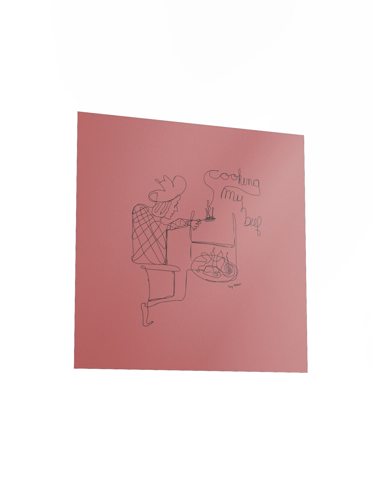 BEEF Line Art Print product image (3)