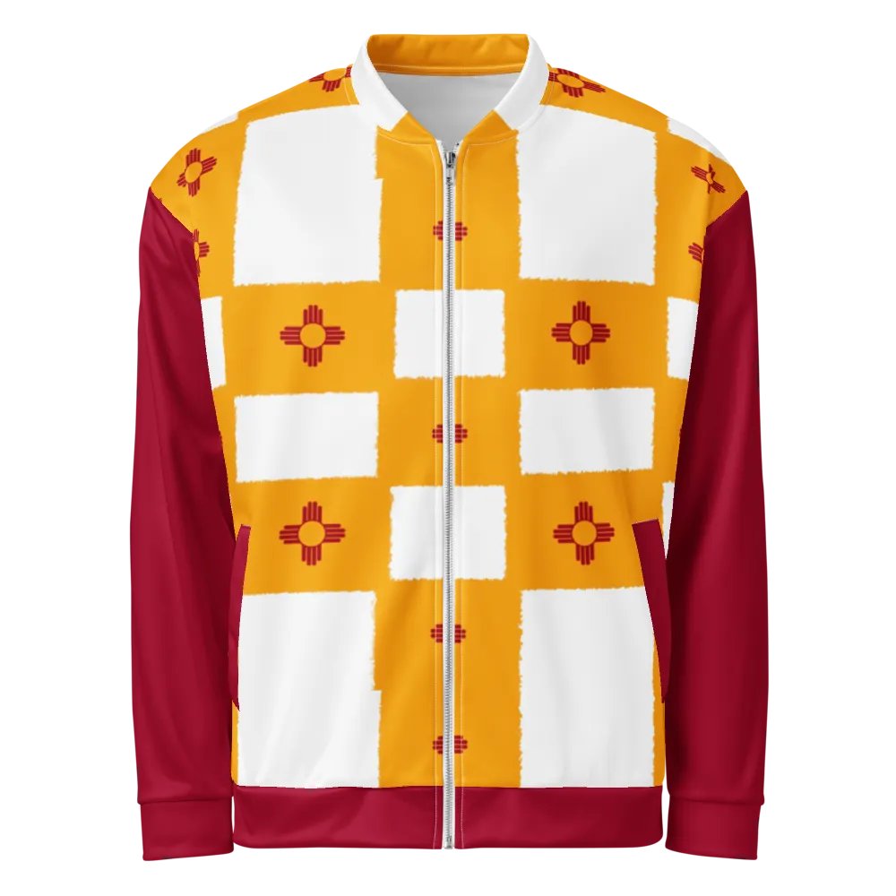 New Mexico flag Zia All-Over Bomber Jacket product image (6)