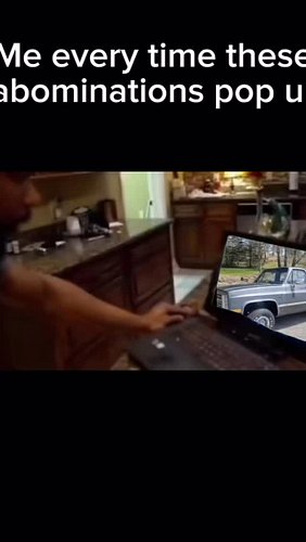 When I see the cybertruck #backroadcrew #tesla #funny #lebronjames