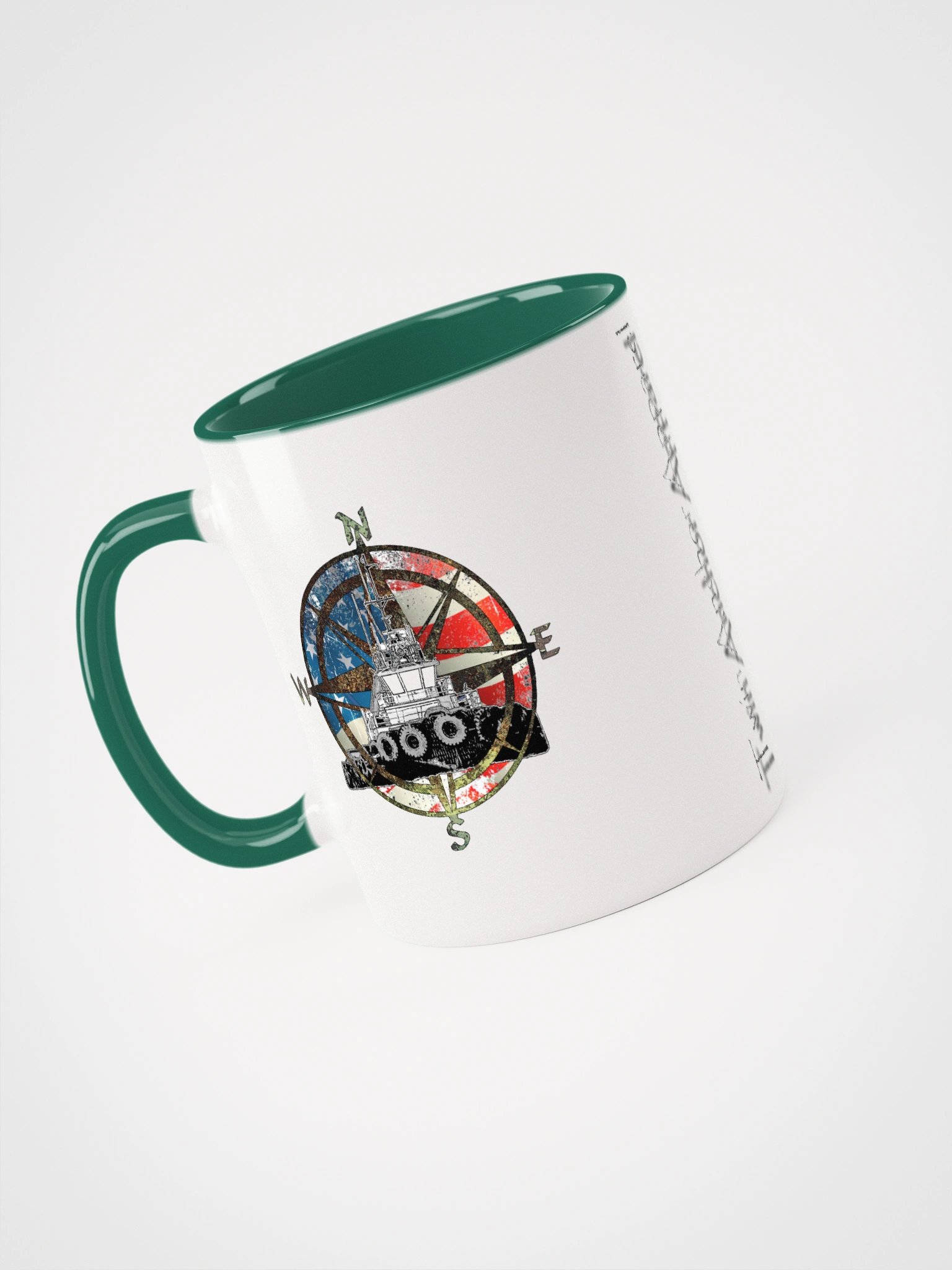 Compass Rose Marshall Foss & Flage Mug 11oz & 15oz product image (3)