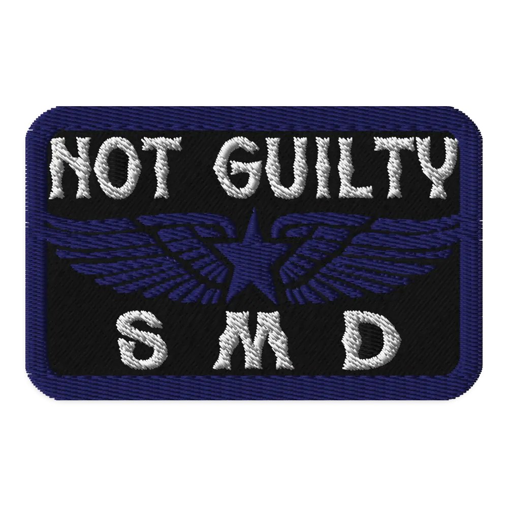 Not Guilty Patch (Blue) product image (1)