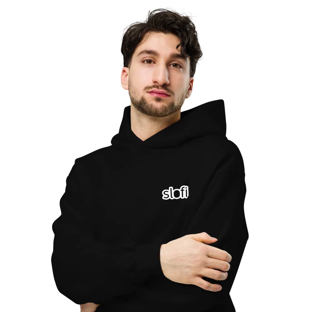 Slofi "Dark Mode" Text Hoodie product image (4)