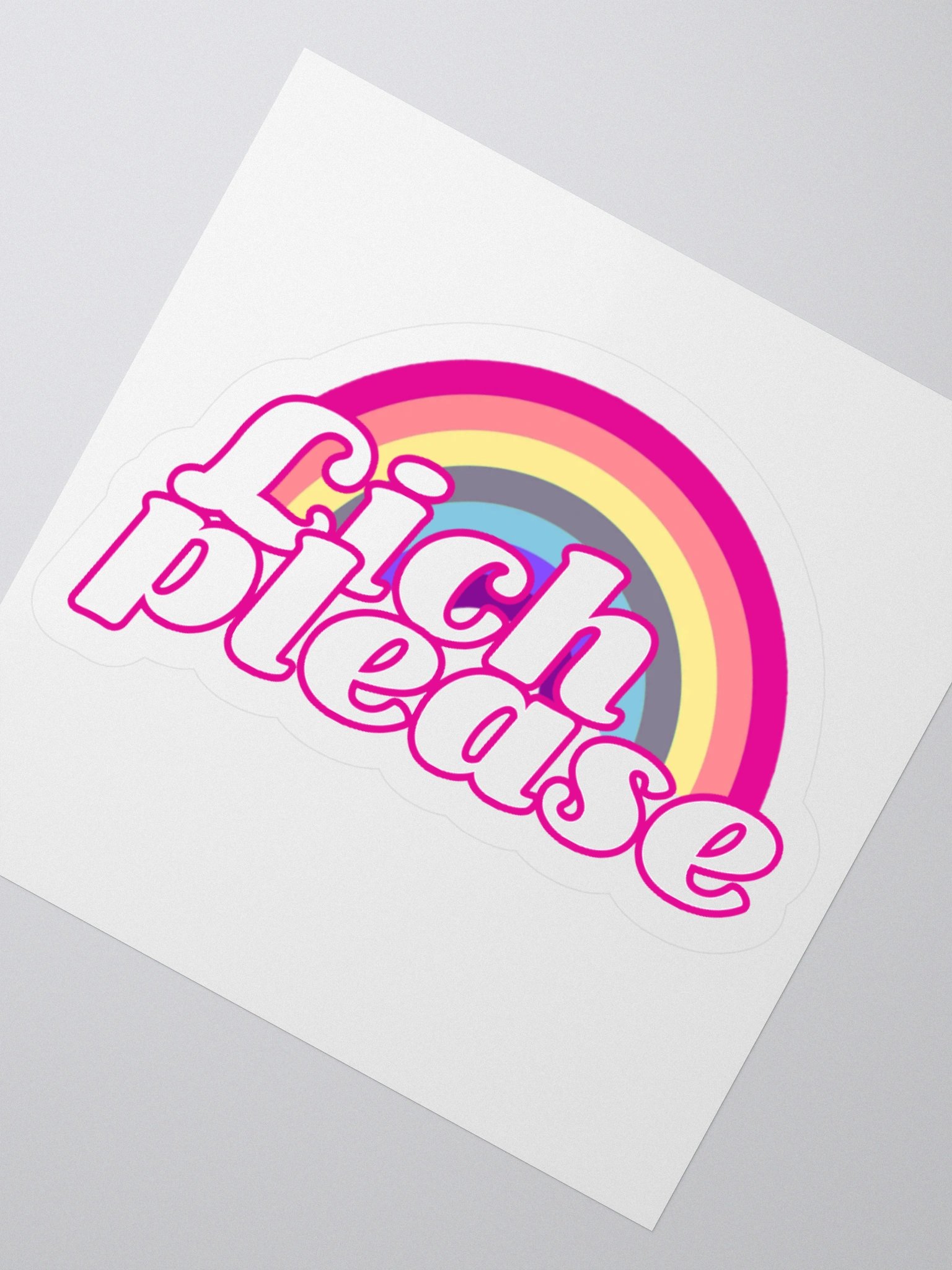 Lich Please Kiss-Cut Sticker product image (7)