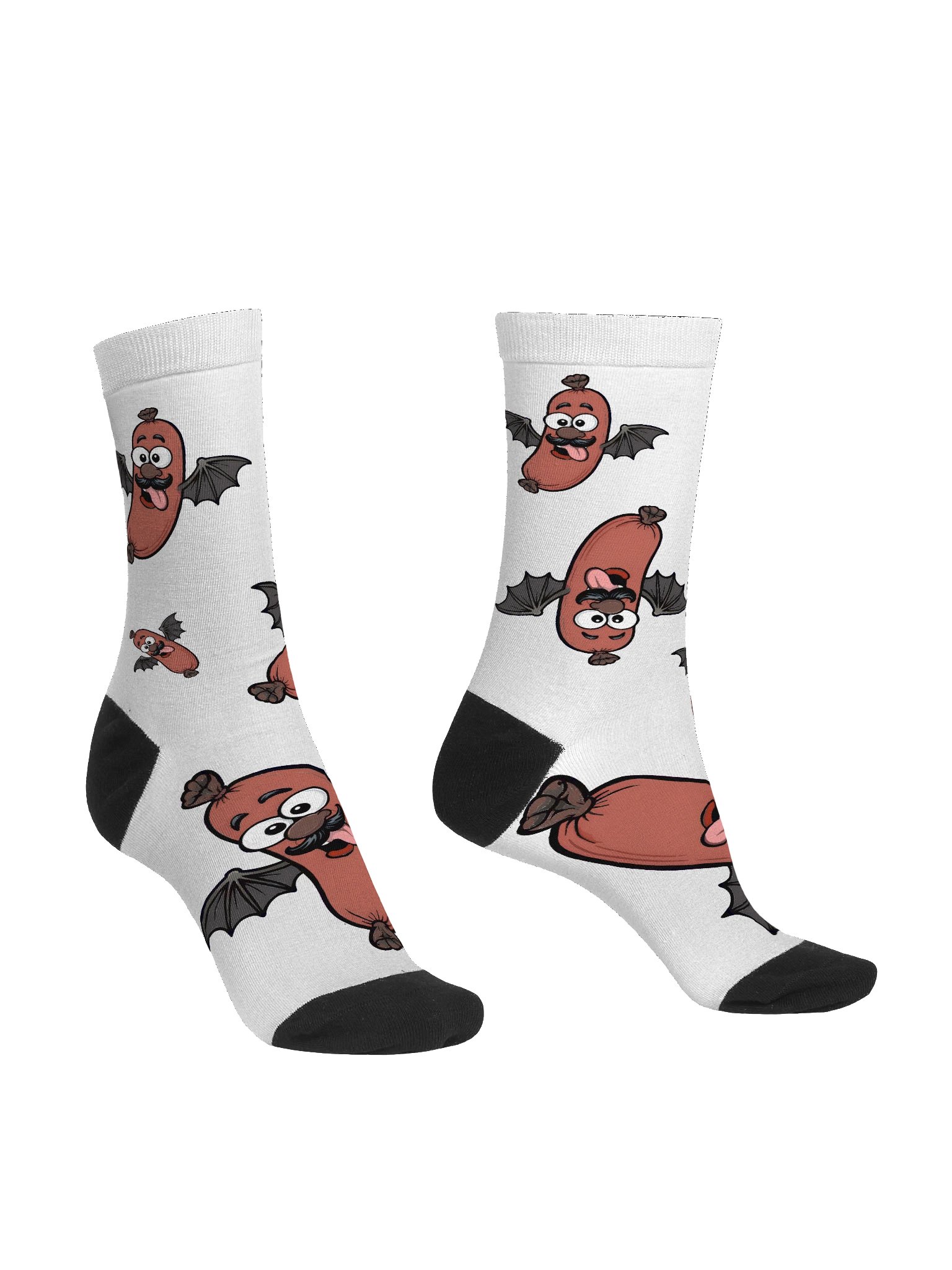 Bat Sausage Crew Socks product image (3)