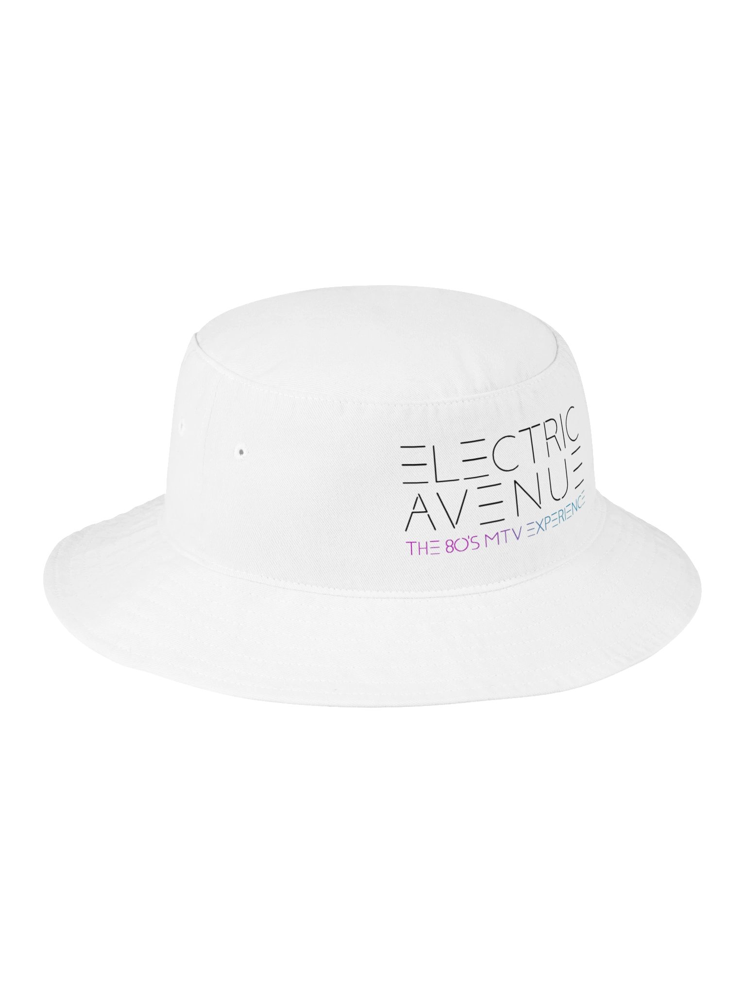 White Printed Bucket Hat product image (4)