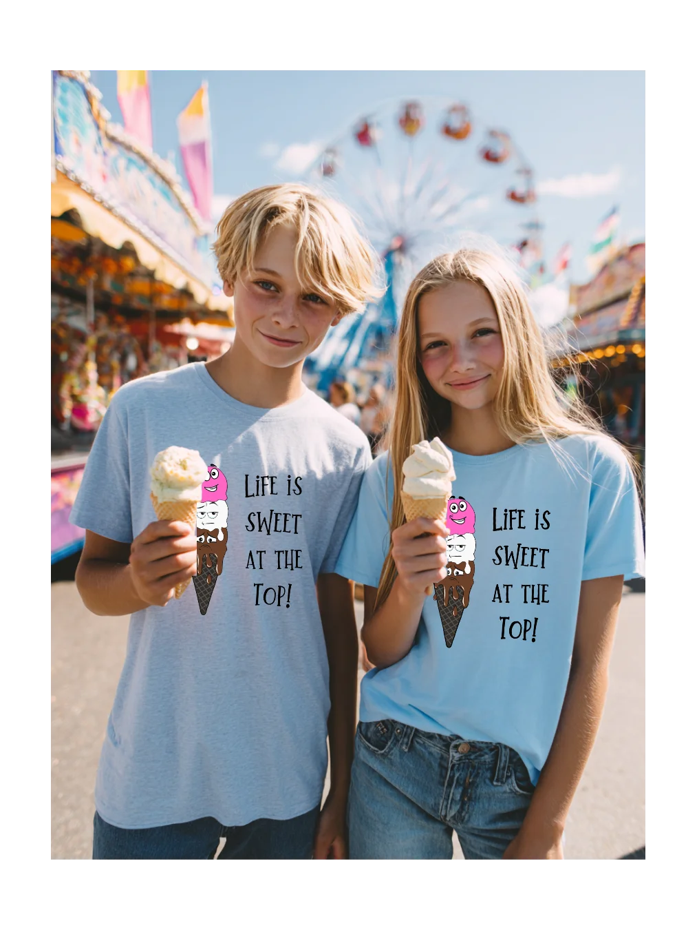 LIFE IS SWEET AT THE TOP – YOUTH TEE product image (2)