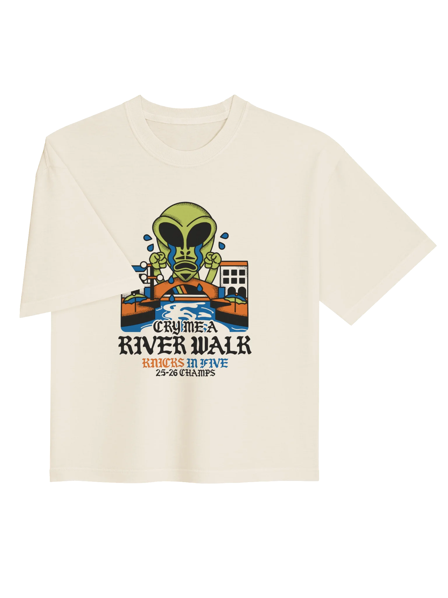 Cry Me A River Knicks Champs Boxy Tee product image (3)