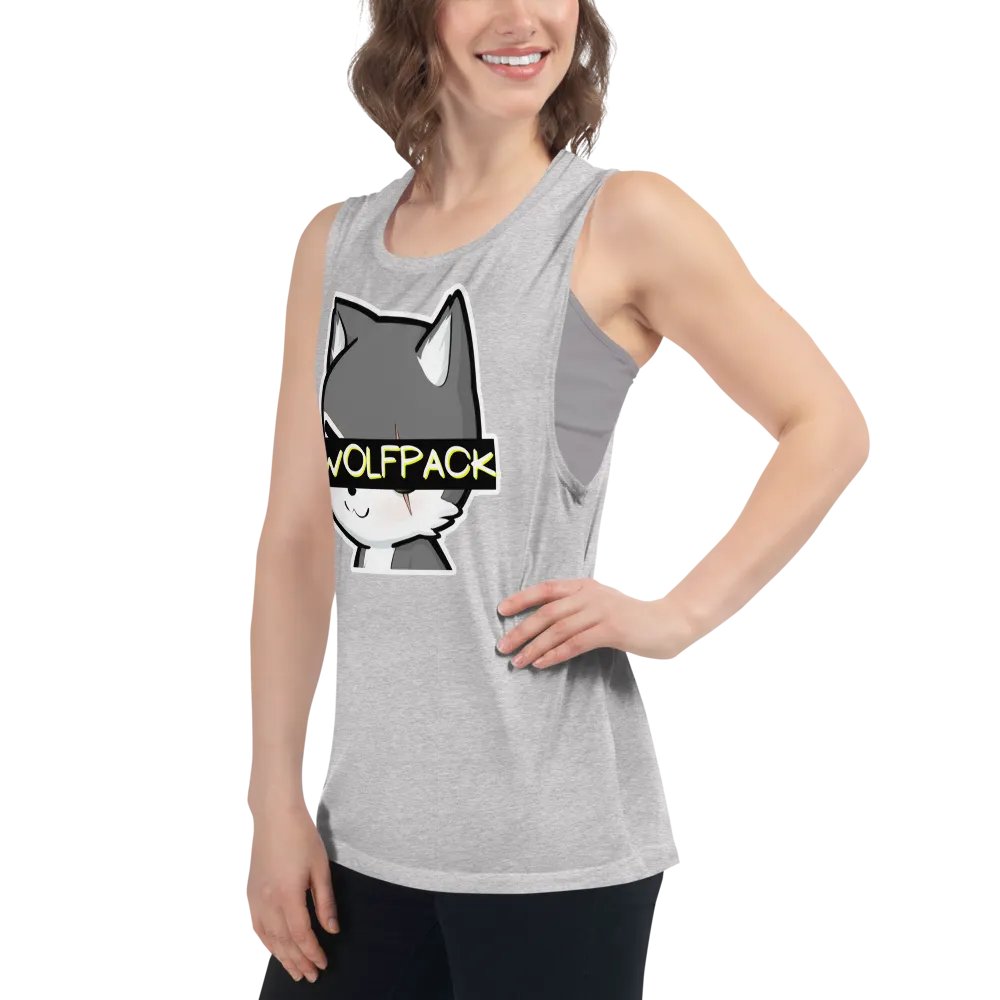 Women's WOLFPACK Tanktop (Chibi Wolf) product image (53)