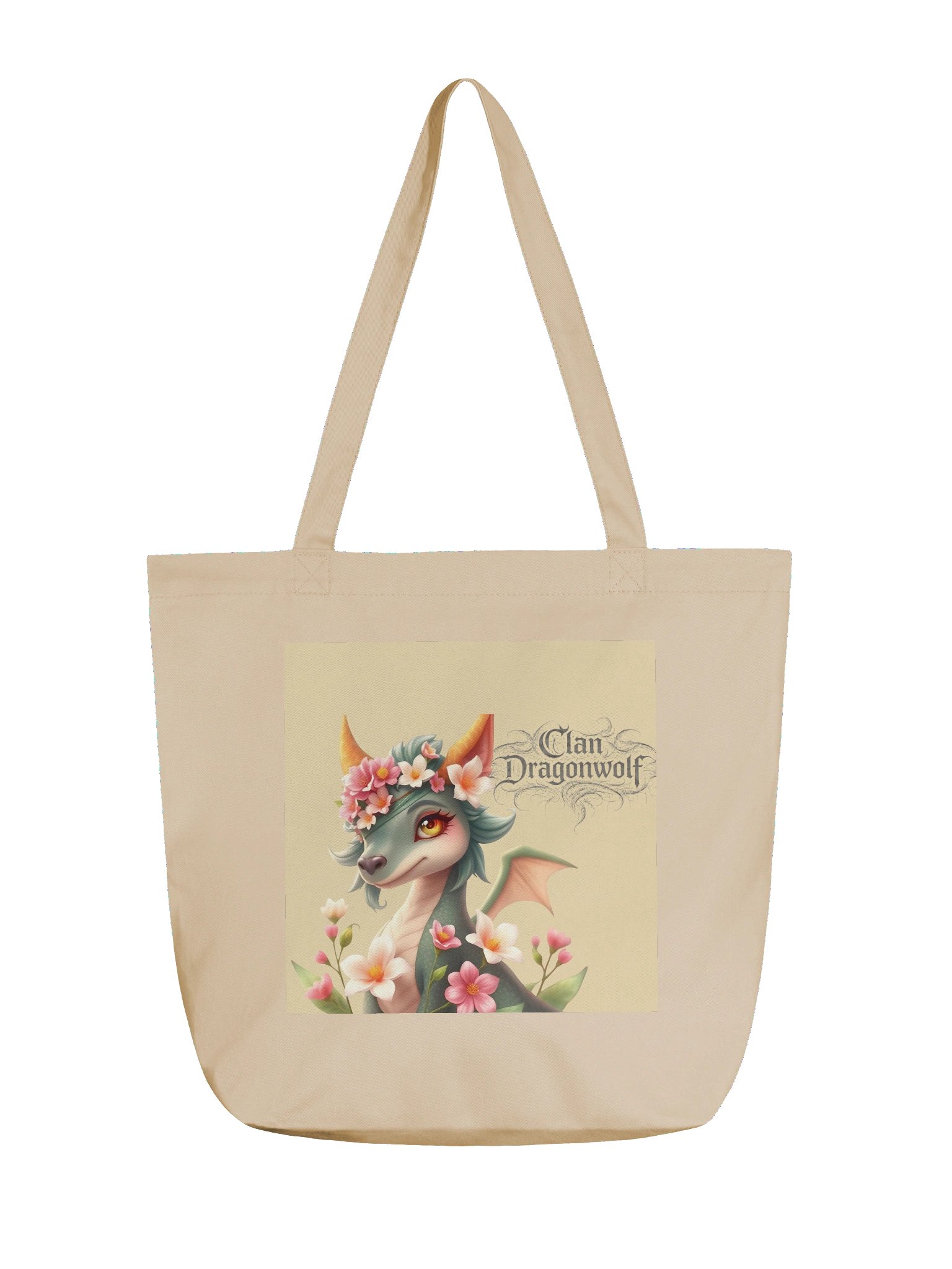 Dragonflower Eco Tote Bag product image (1)