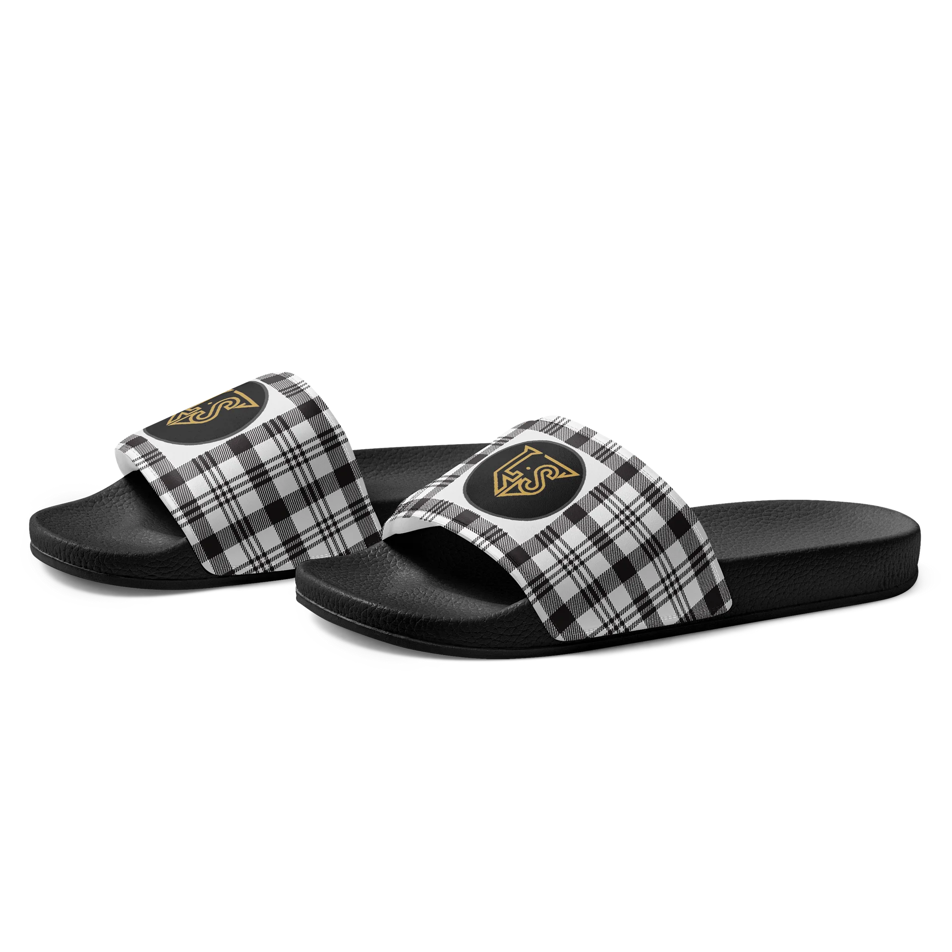 Lafate Store black/grey plad Slippers product image (2)