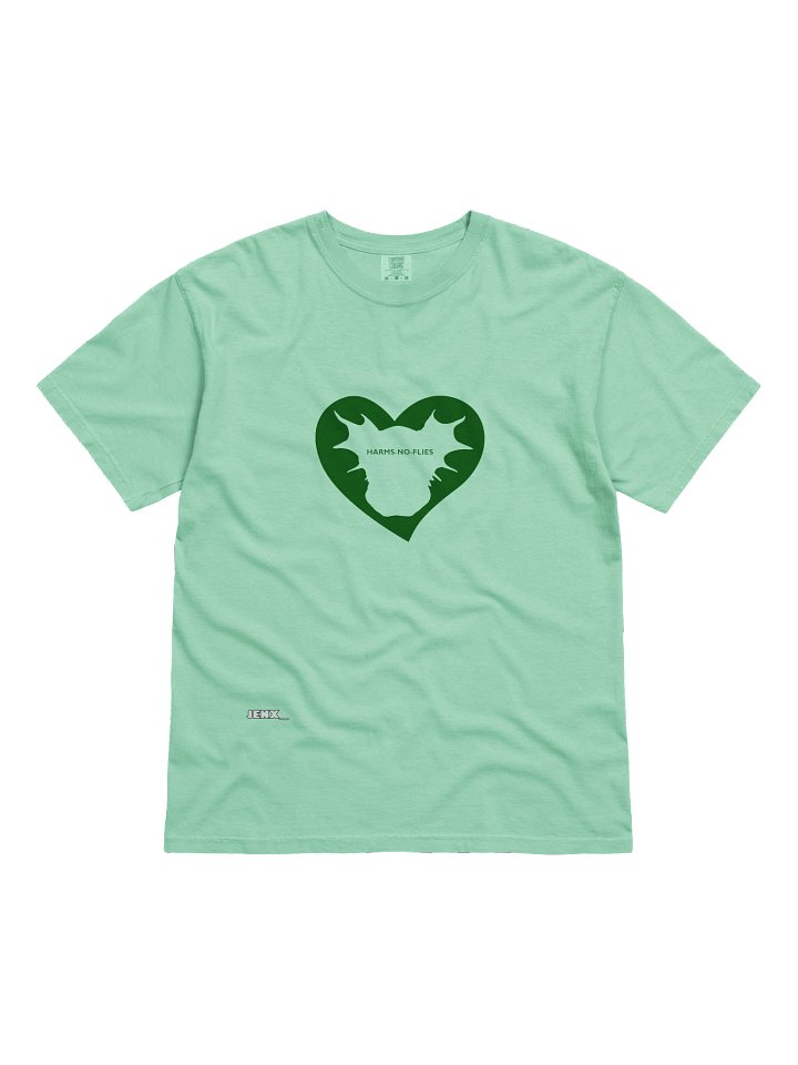 HNF Heart T-Shirt | Green Logo w/ Name product image (1)