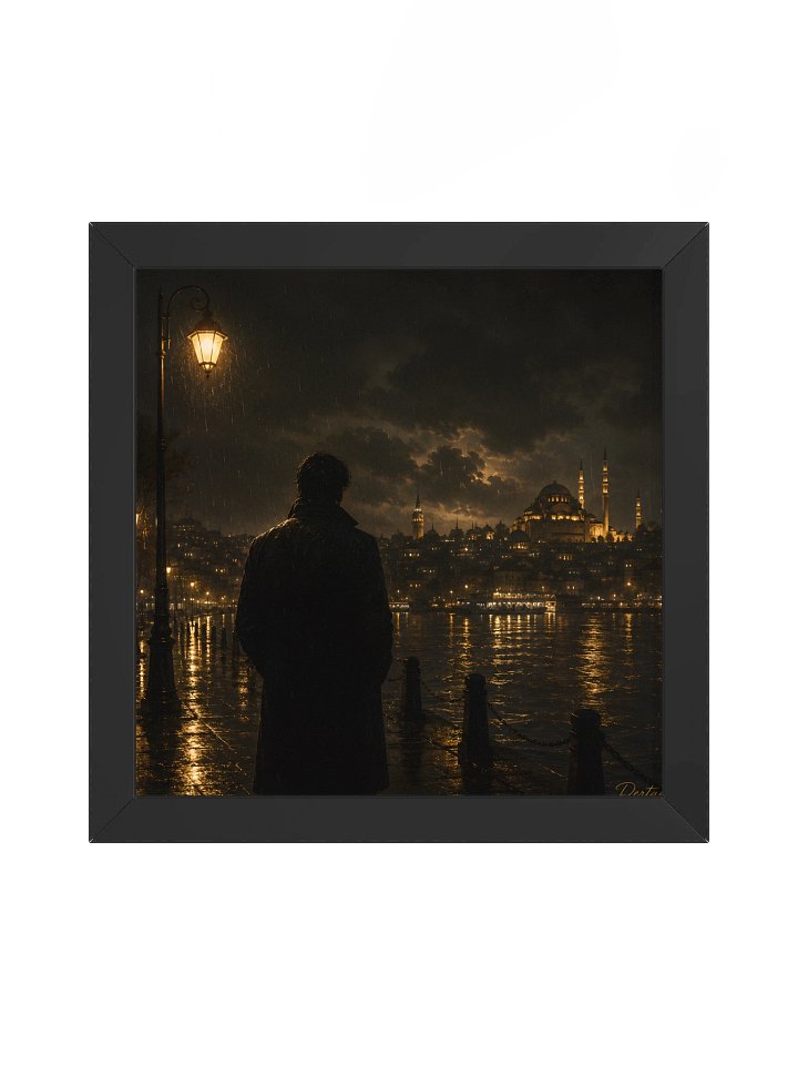 Yağmurlu Gece – Premium Çerçeveli Poster product image (3)