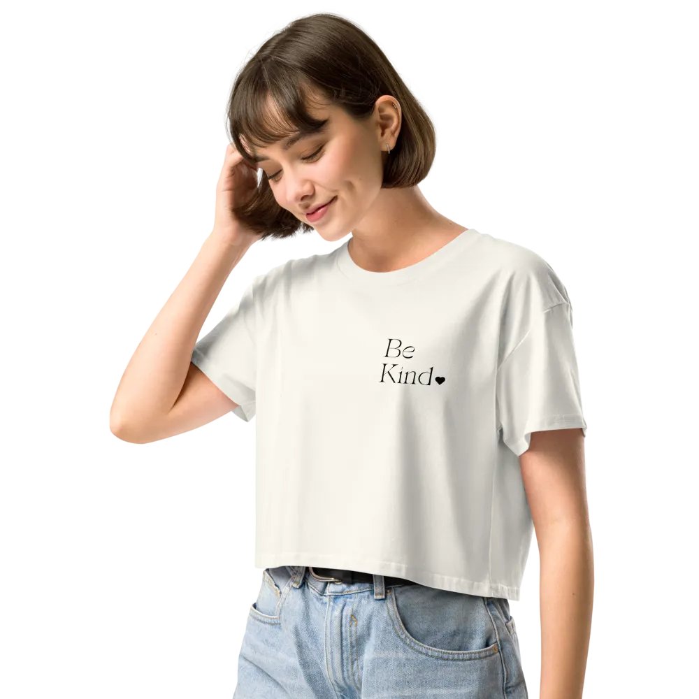 Be Kind All Around Black Crop product image (6)