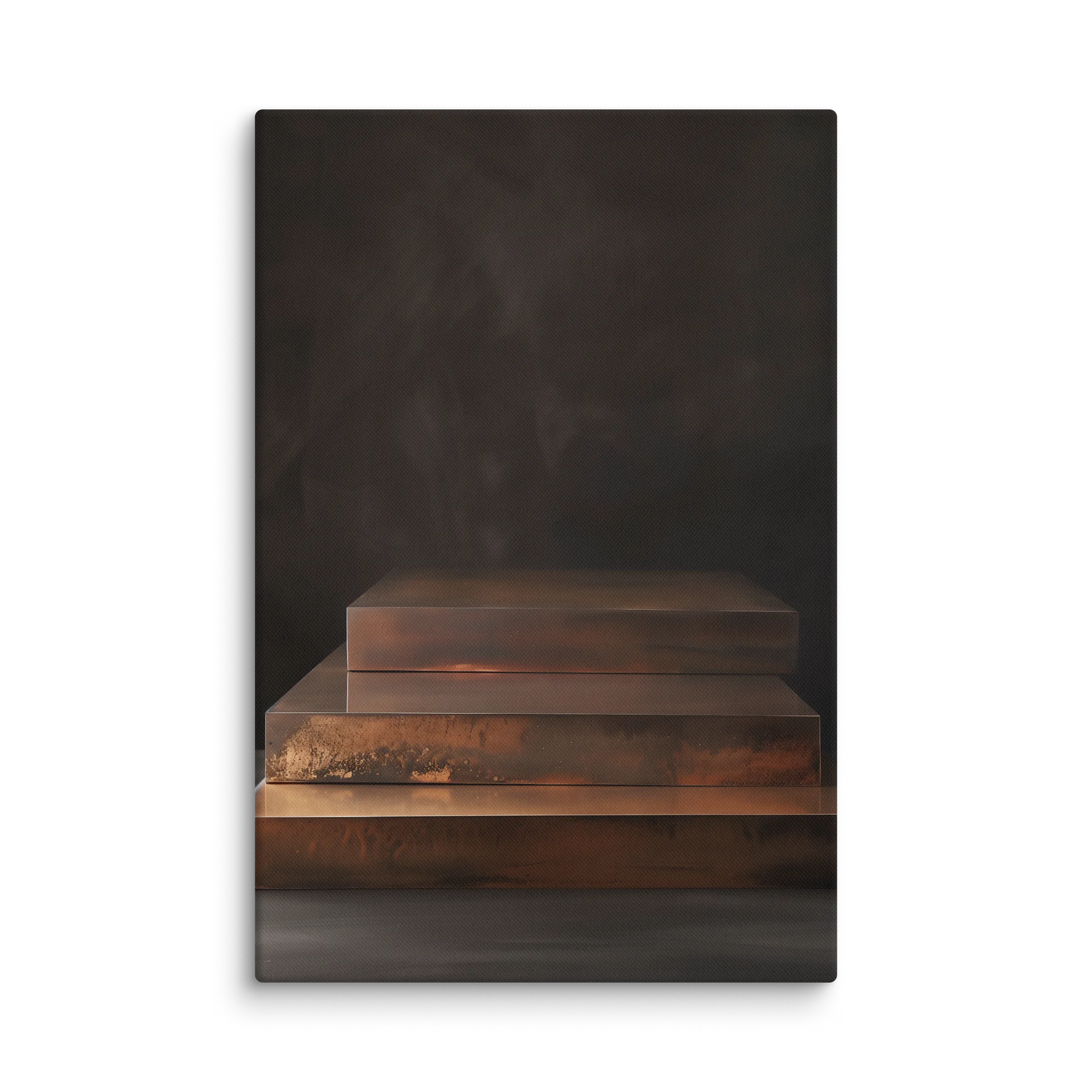 Quiet Strata — Canvas | Burnt Caramel II product image (1)