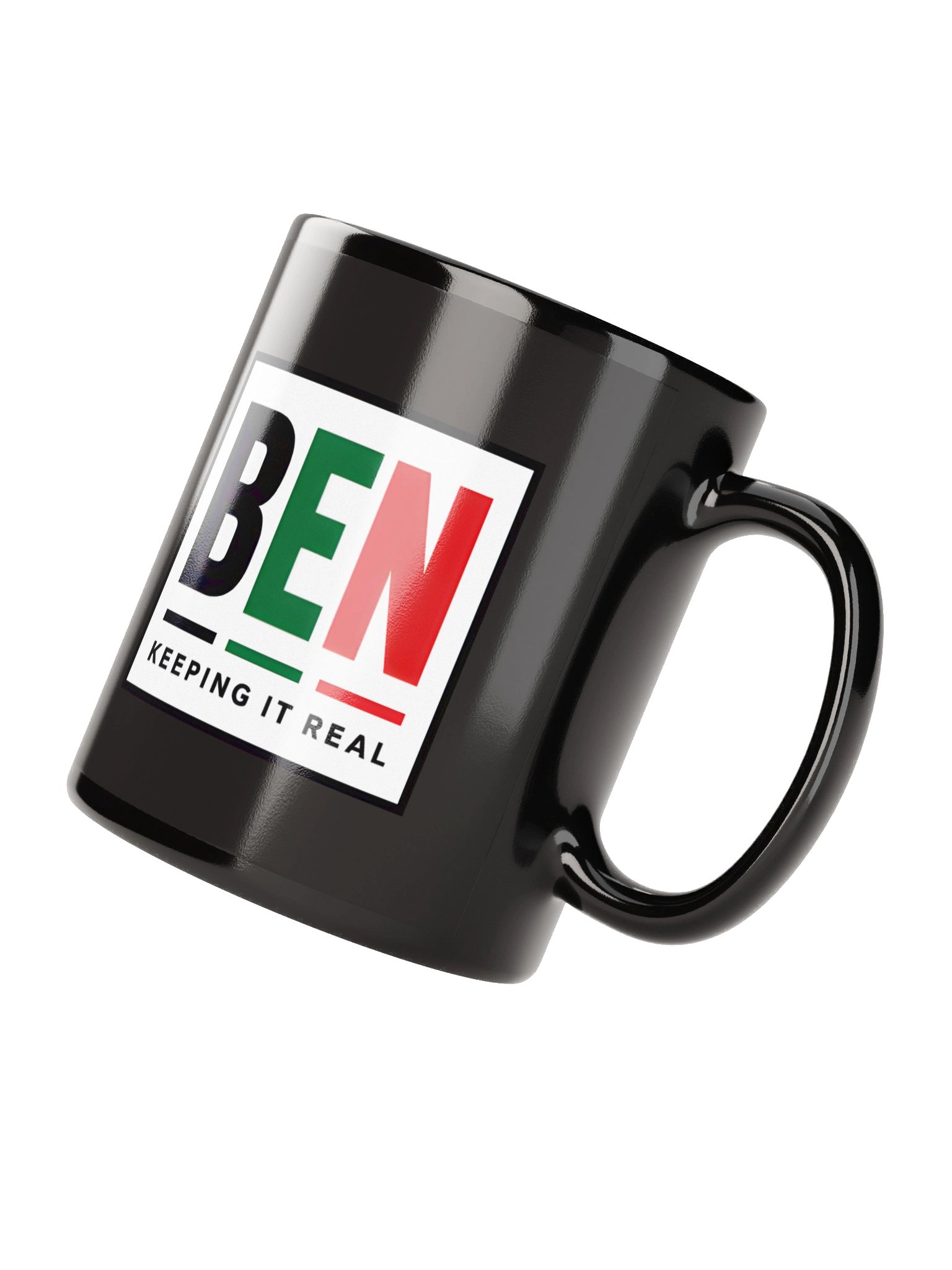 BEN Keeping It Real Black Mug product image (7)