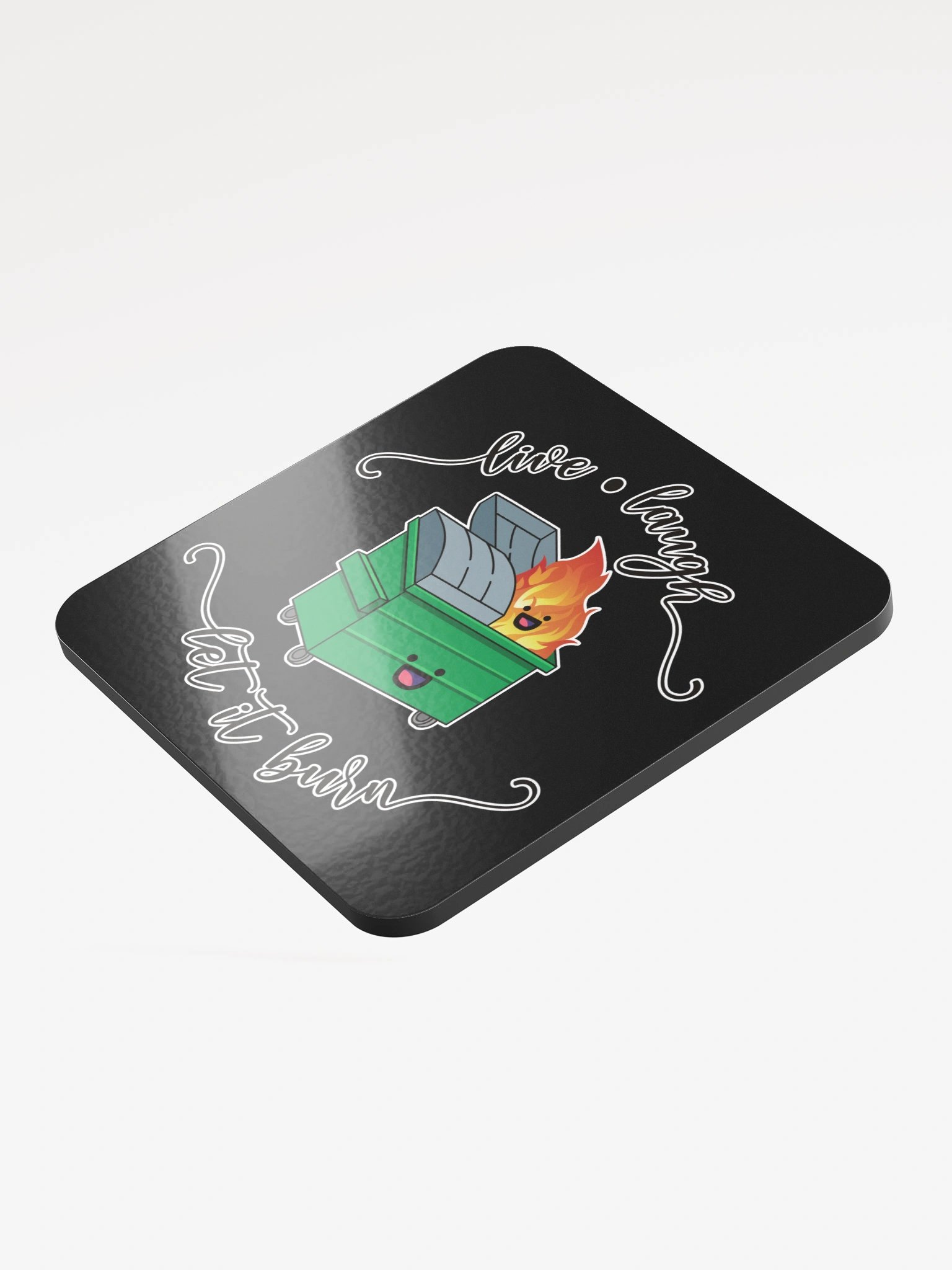 Live Laugh Let It Burn Coaster product image (3)