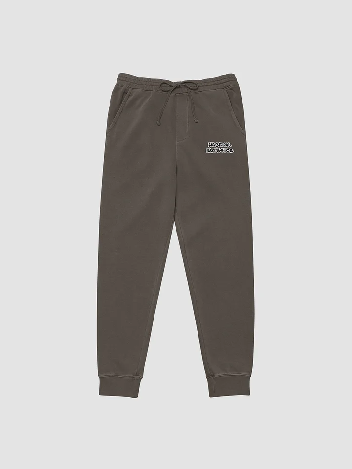 Habitual Instigator embroidered pigment sweatpants (bubble design) product image (3)