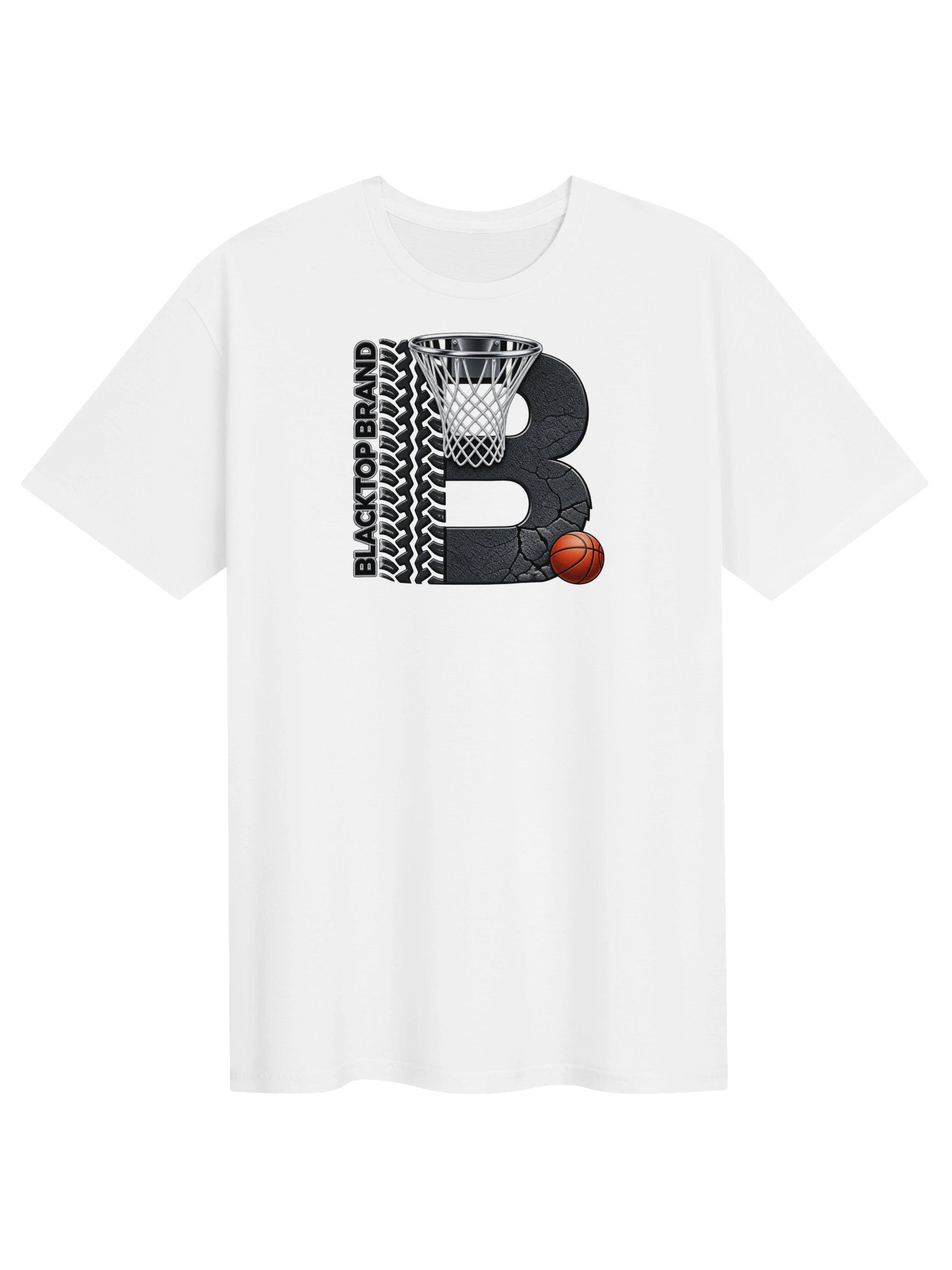 Blacktop Brand Basketball Logo Tee product image (1)