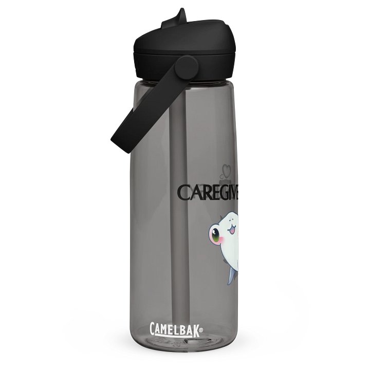 Smiling Shark Flip Straw Water Bottle product image (3)