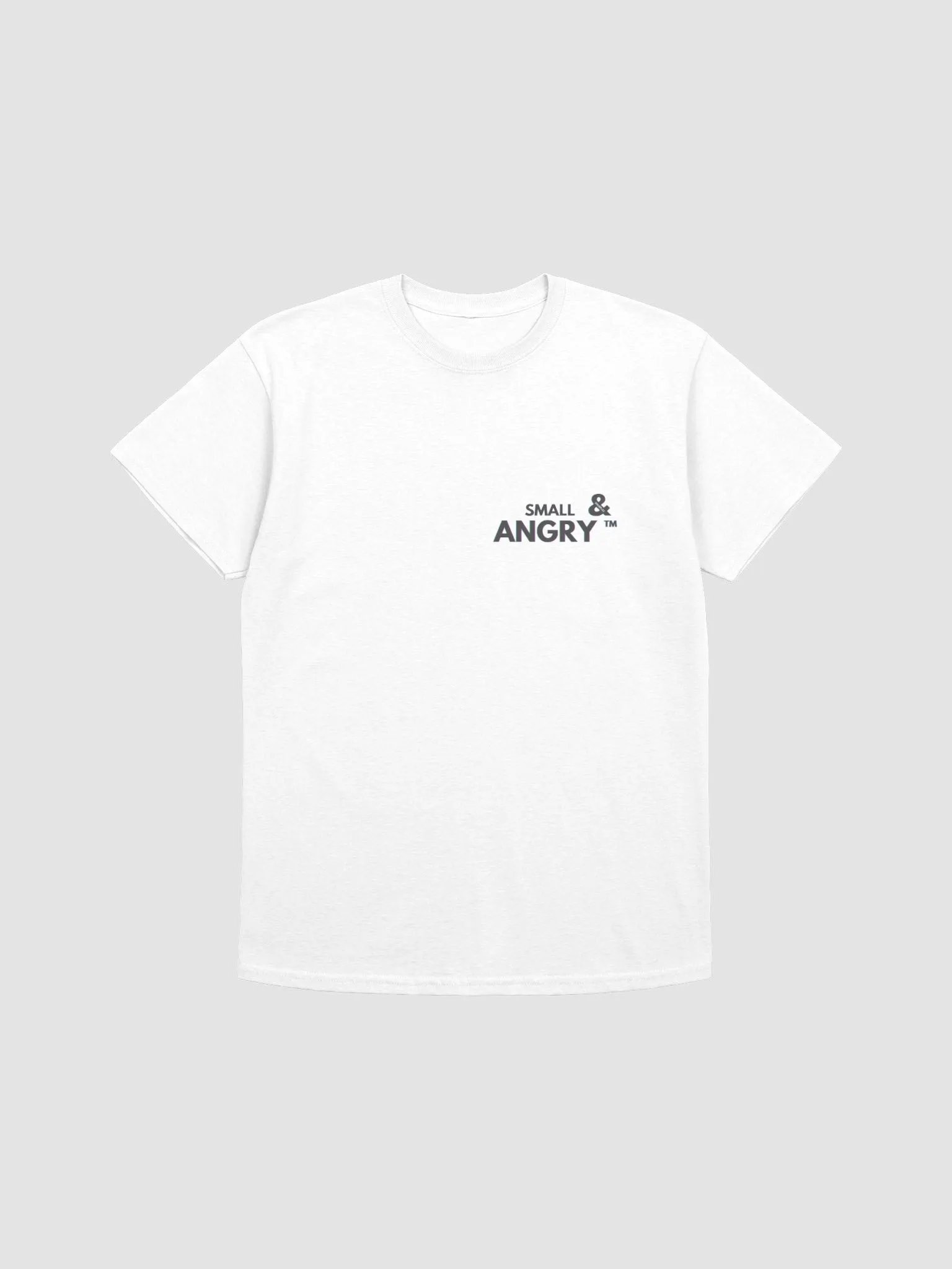 Small & Angry™ T - Black Text product image (3)