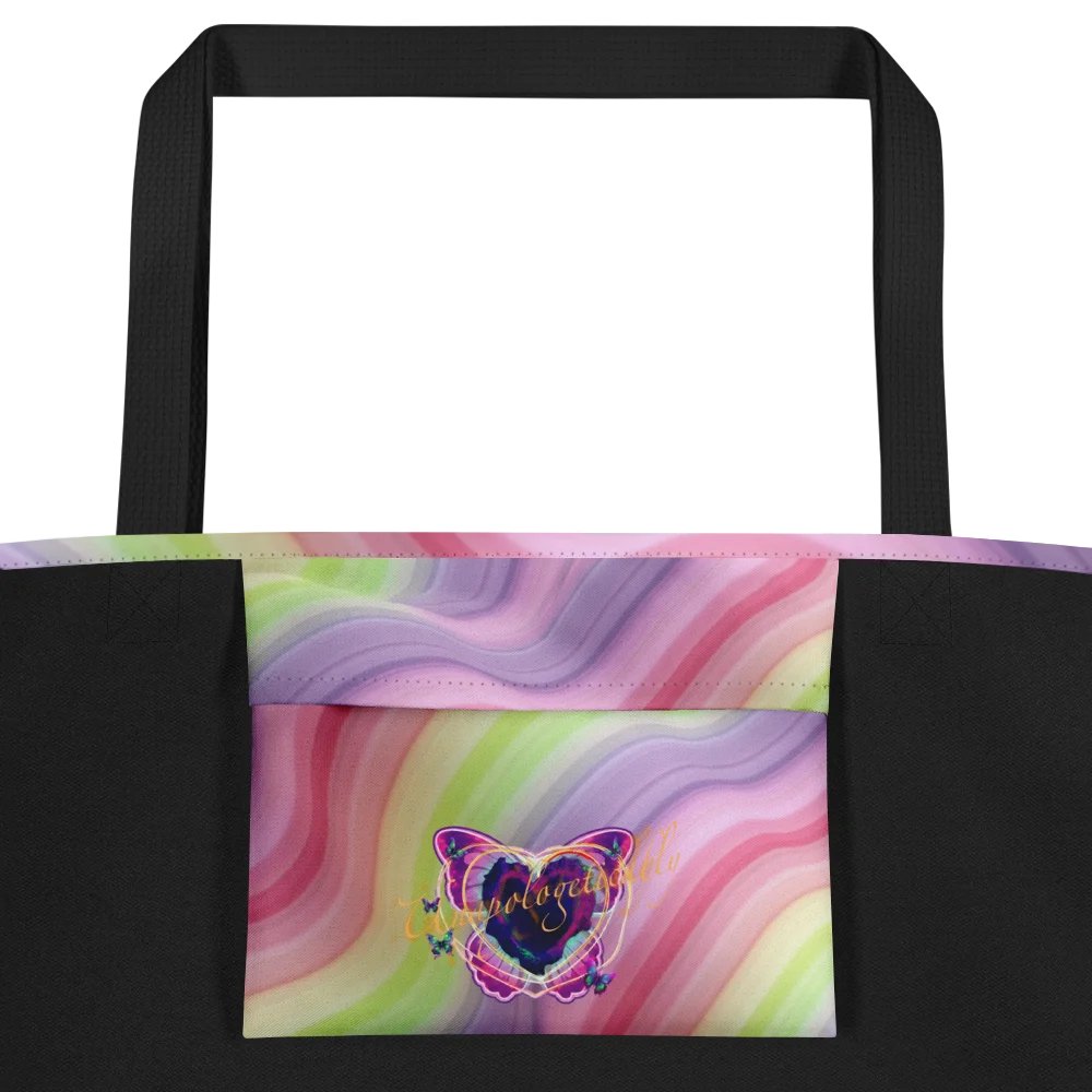 Vibrant Wave All-Over Tote Bag product image (2)
