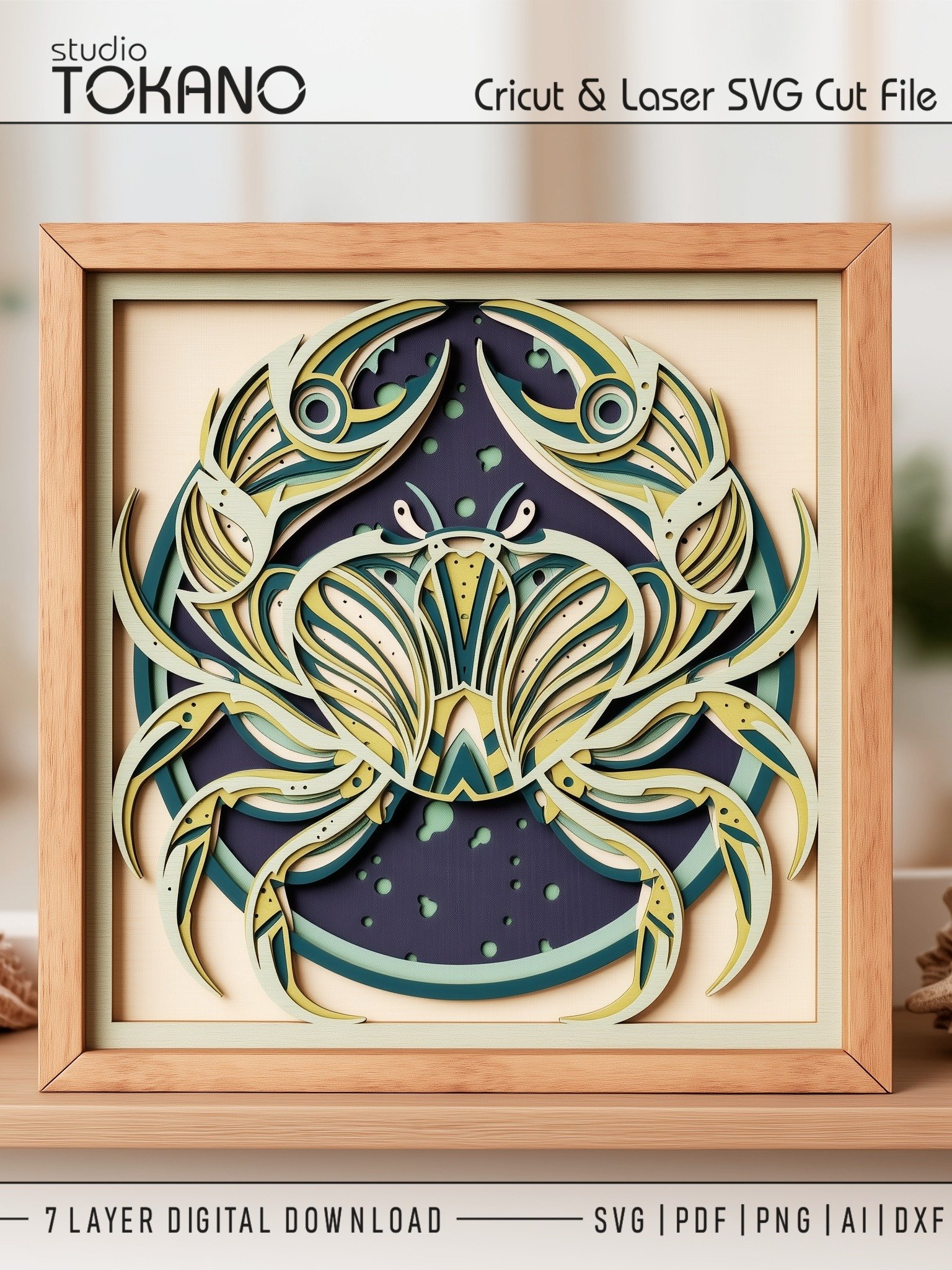 Crab Shadow Box product image (7)