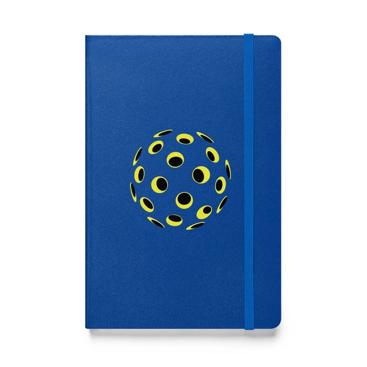 Pickleball Solar Flare Hardcover Journal product image (1)