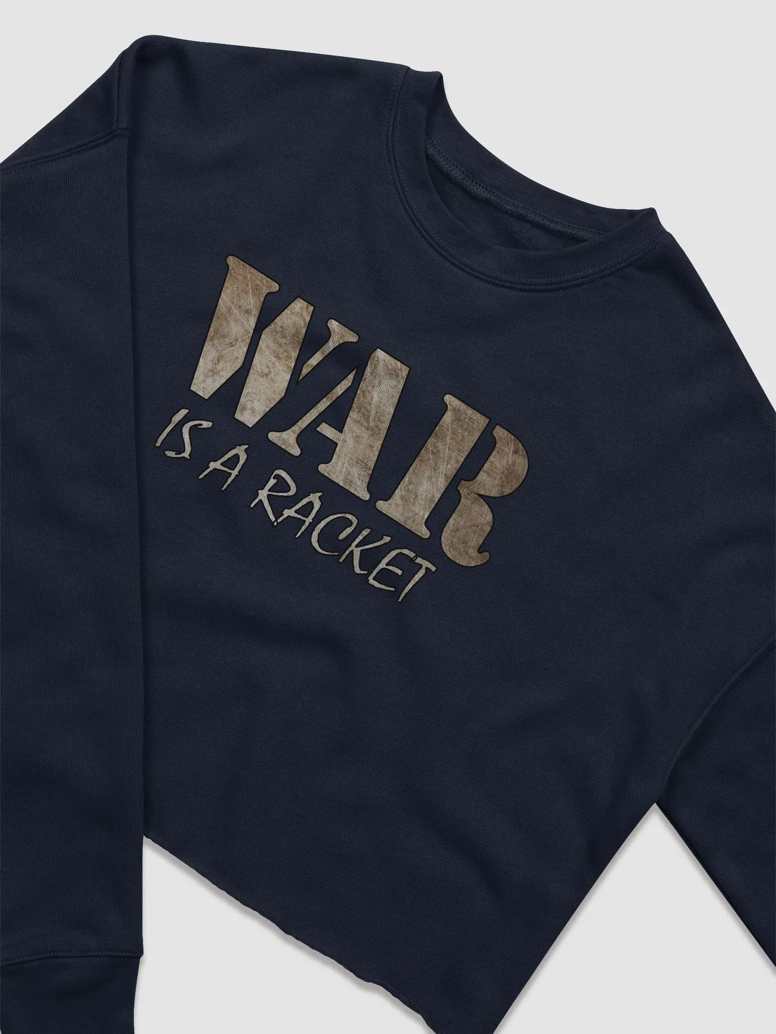 War Is A Racket - Metal - Bella+Canvas Women's Fleece Crop Sweatshirt product image (1)