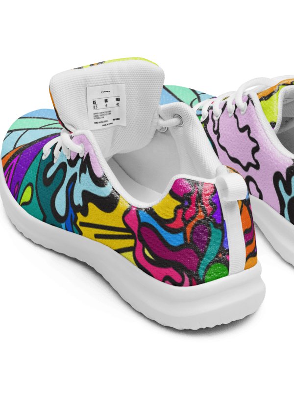 Energize Your Stride: Vibrant Women's Athletic Shoes - Wave at Sunset product image (8)