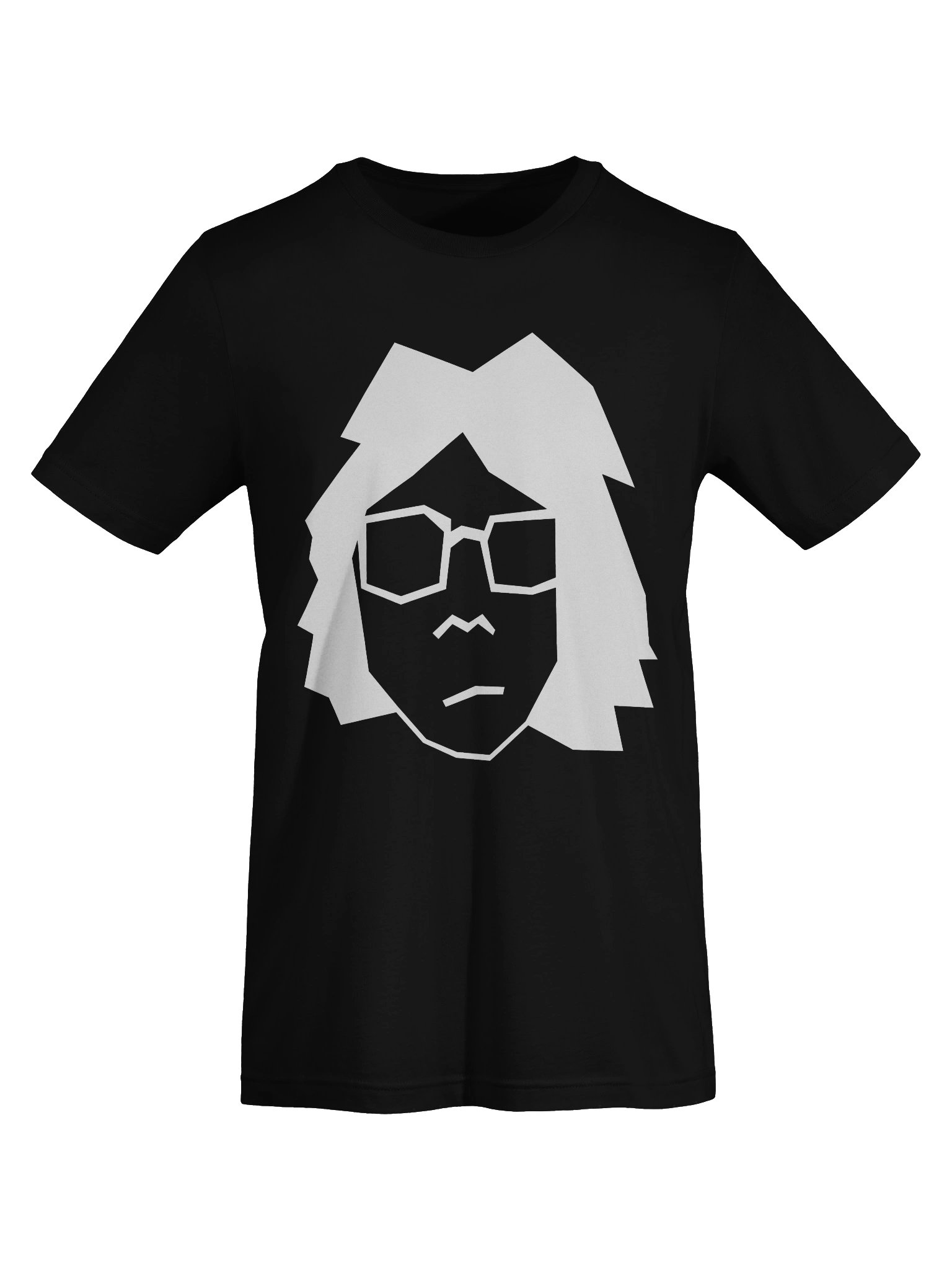 Luv4Loop Head - T-Shirt (White-on-Black) product image (7)