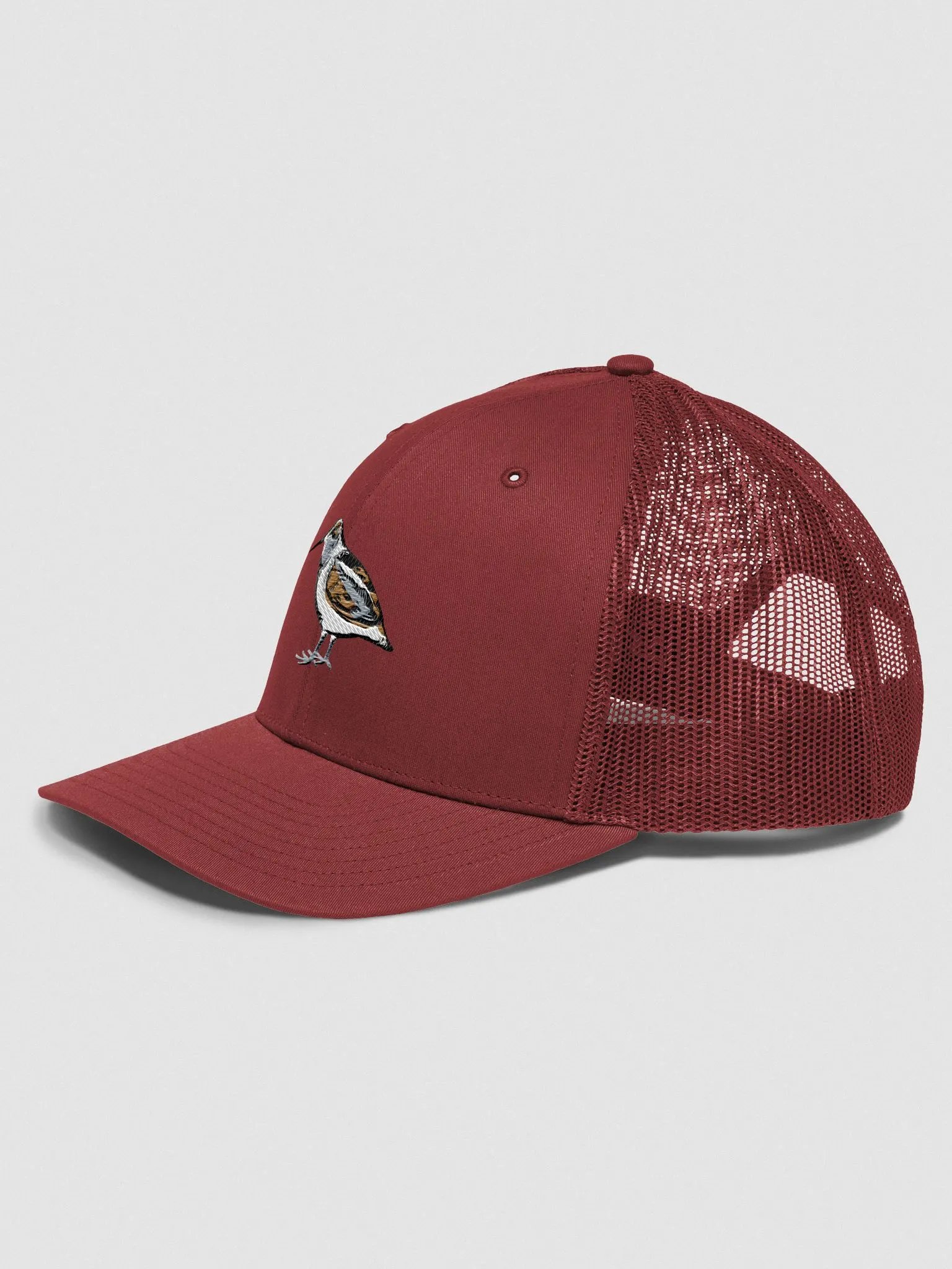 Woodcock Embroidered Bird Snapback Hat product image (8)