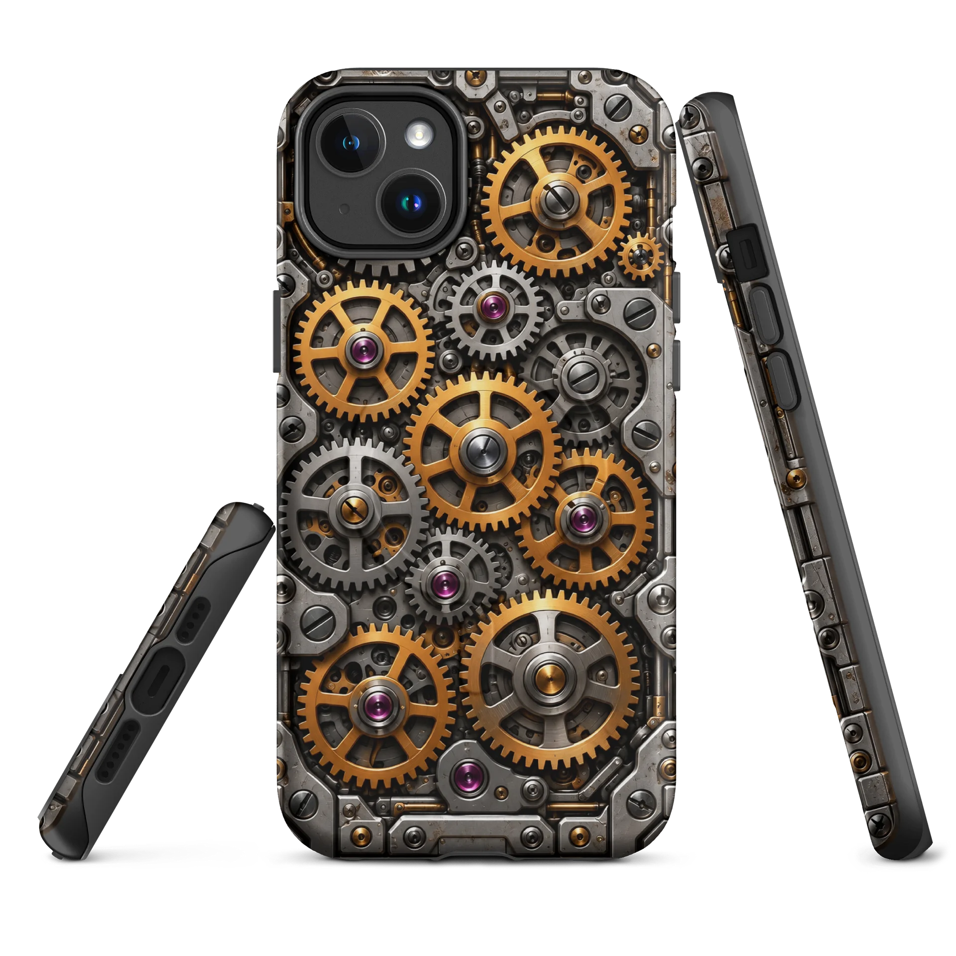 Steampunk Gearworks - Mechanical Gears & Industrial Design - MagSafe® Tough Case for iPhone® Cell Phones product image (1)