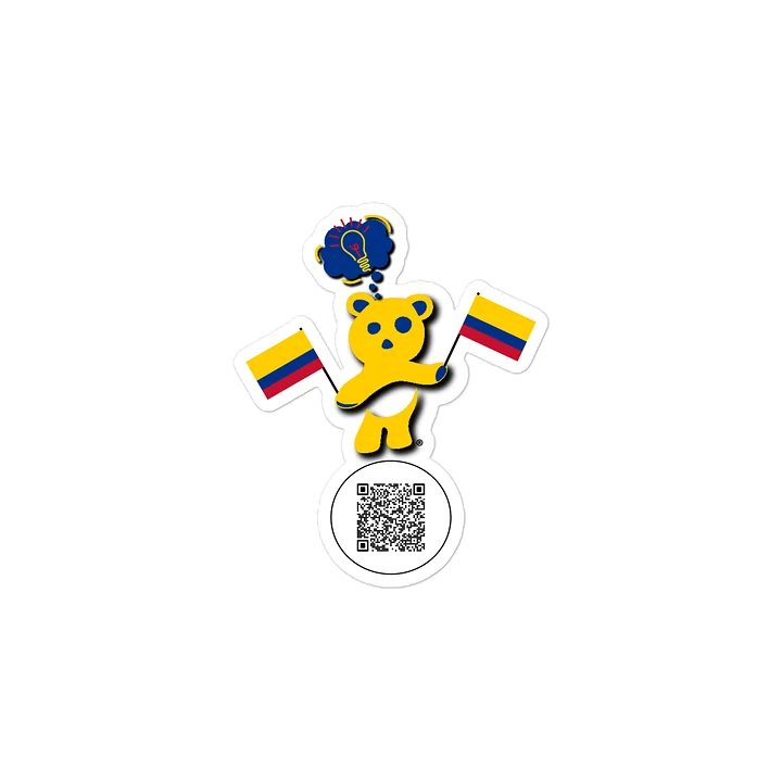 Colombia — Country Bear Sticker | BehrBrained Media product image (2)
