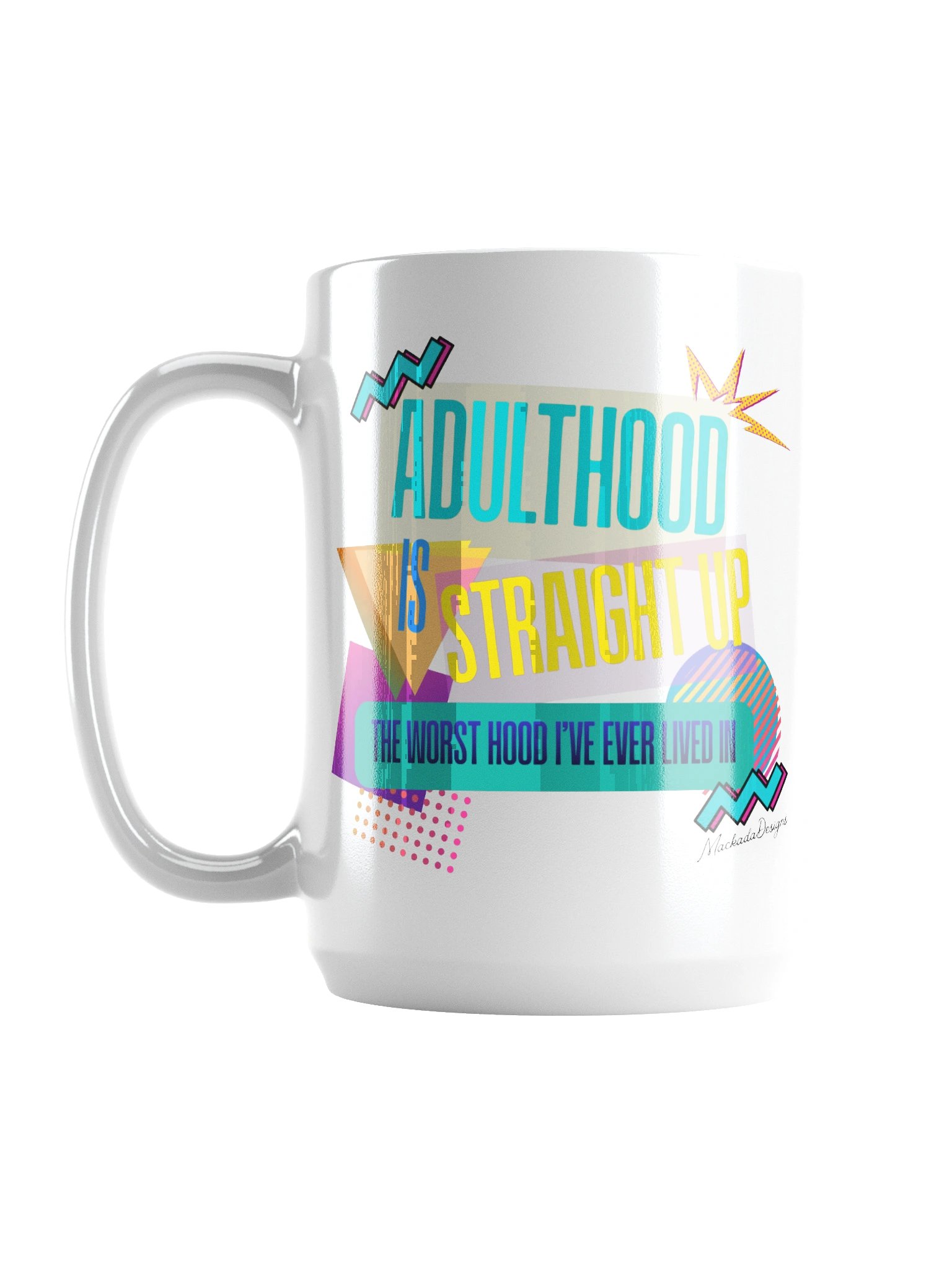 Retro 1980s Adulthood mug product image (1)