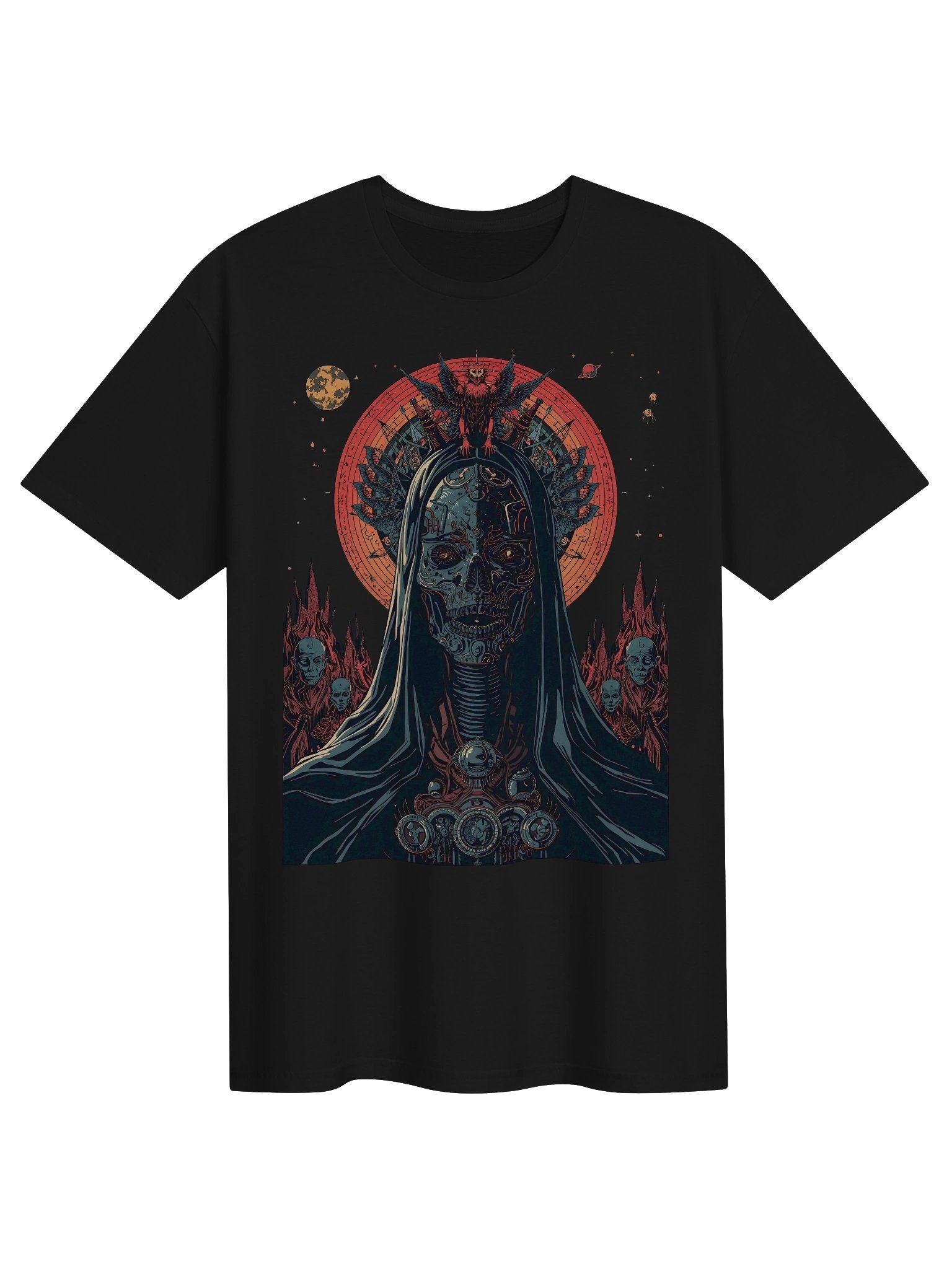 Neon Gothic Skull T-Shirt product image (1)