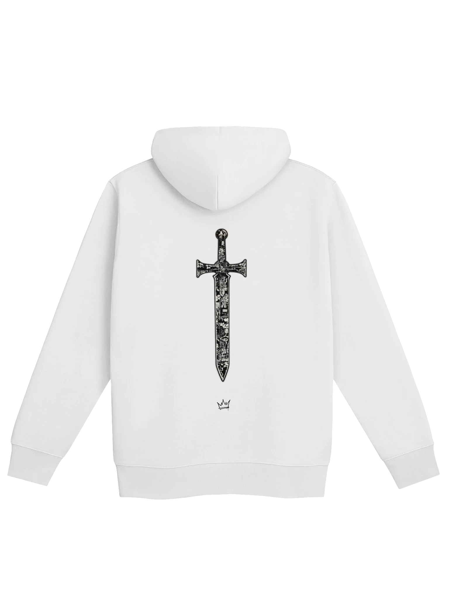 ONE KING Crusader Oakeshott Premium Street Hoodie black print product image (1)