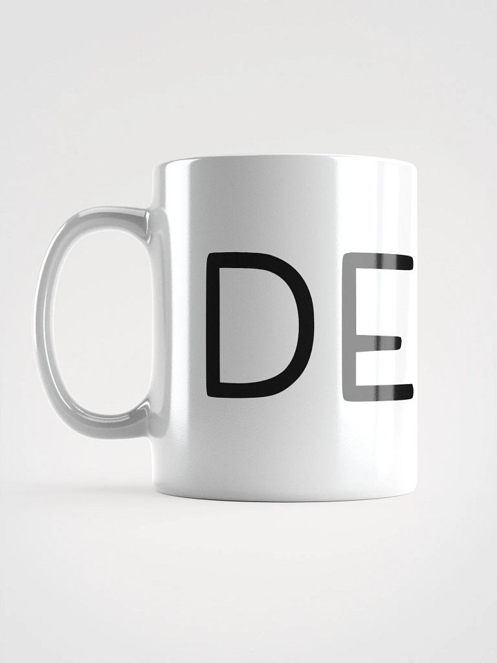 DELTA Mug Text Blk/Wht product image (1)