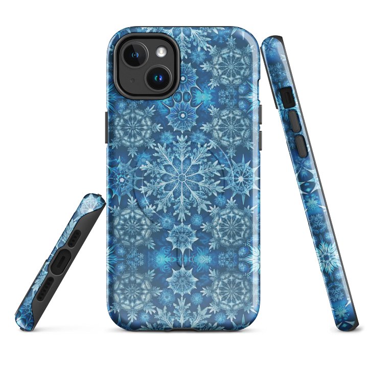 Blue Frosty Snow Flakes Case for iPhone® product image (2)