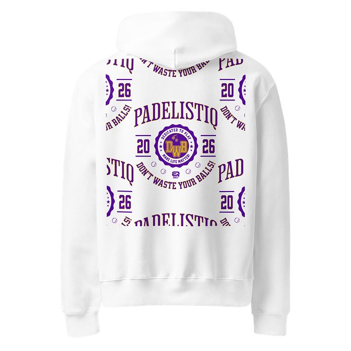Dedicated to Play Bella Premium Sporty Hoodie EQALL® PADELISTIQ_Purple_Multiprint product image (1)