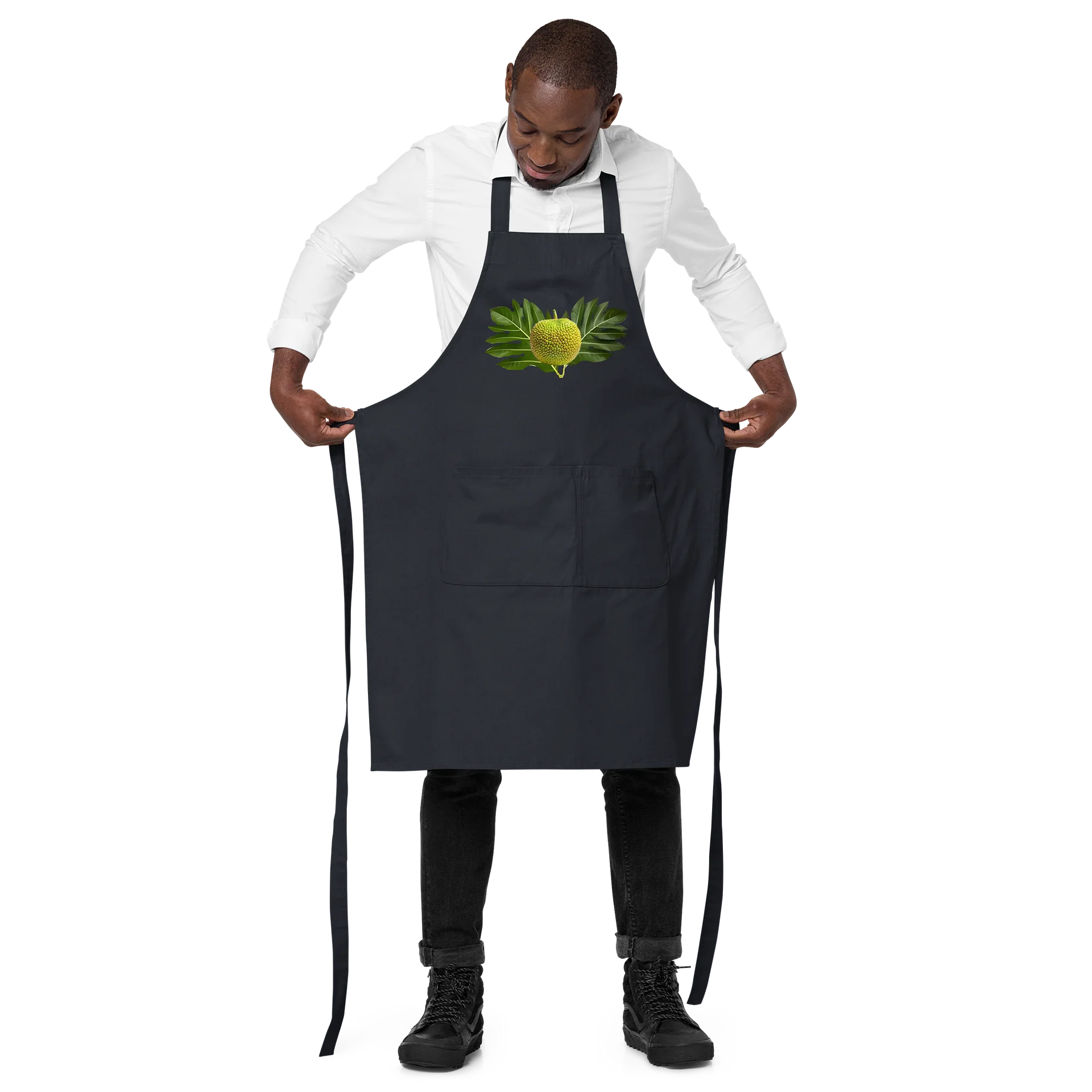 CaribbeanApples - The Mighty Breadfruit | Organic Cotton Apron | 4 Colors product image (5)
