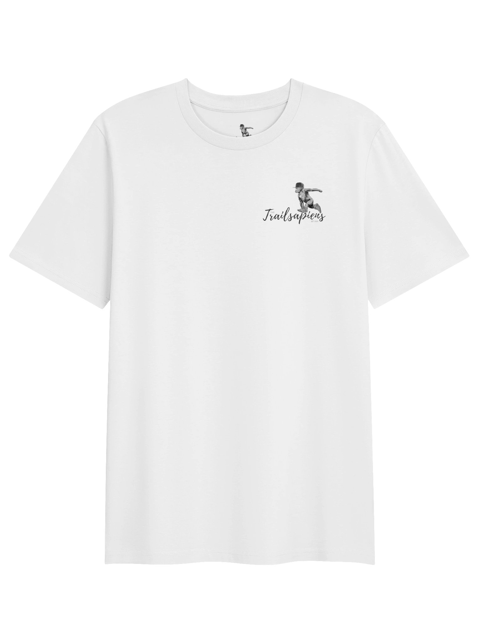 ECO-Friendly & Organic Premium Quality. Unisex-T-Shirt with Trailsapiens logo-Midweight fabric (5.3 oz) product image (2)