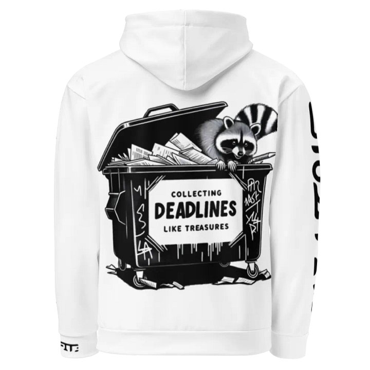 Collecting deadlines like treasures - Recycled Hoodie product image (1)