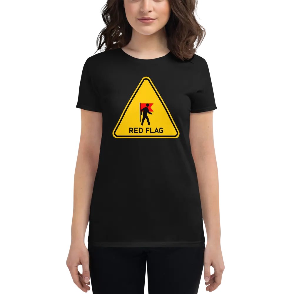 Walking Red Flag Women's Shirt product image (30)