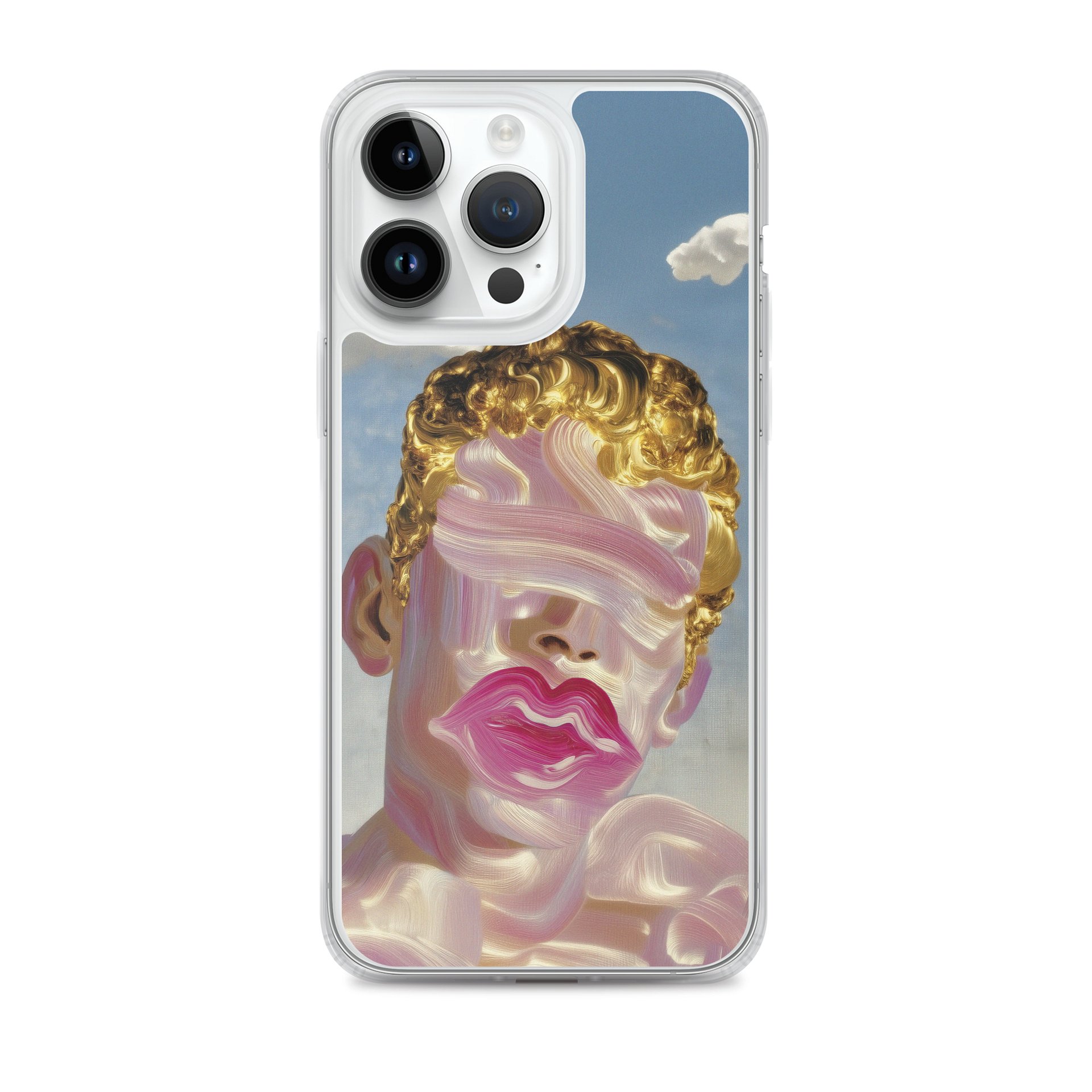 Swirly Thoughts Clear iPhone Case product image (1)