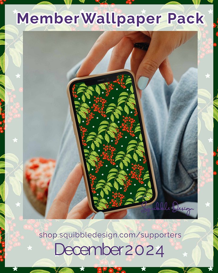 Wallpaper Pack for Members December 2024 product image (1)