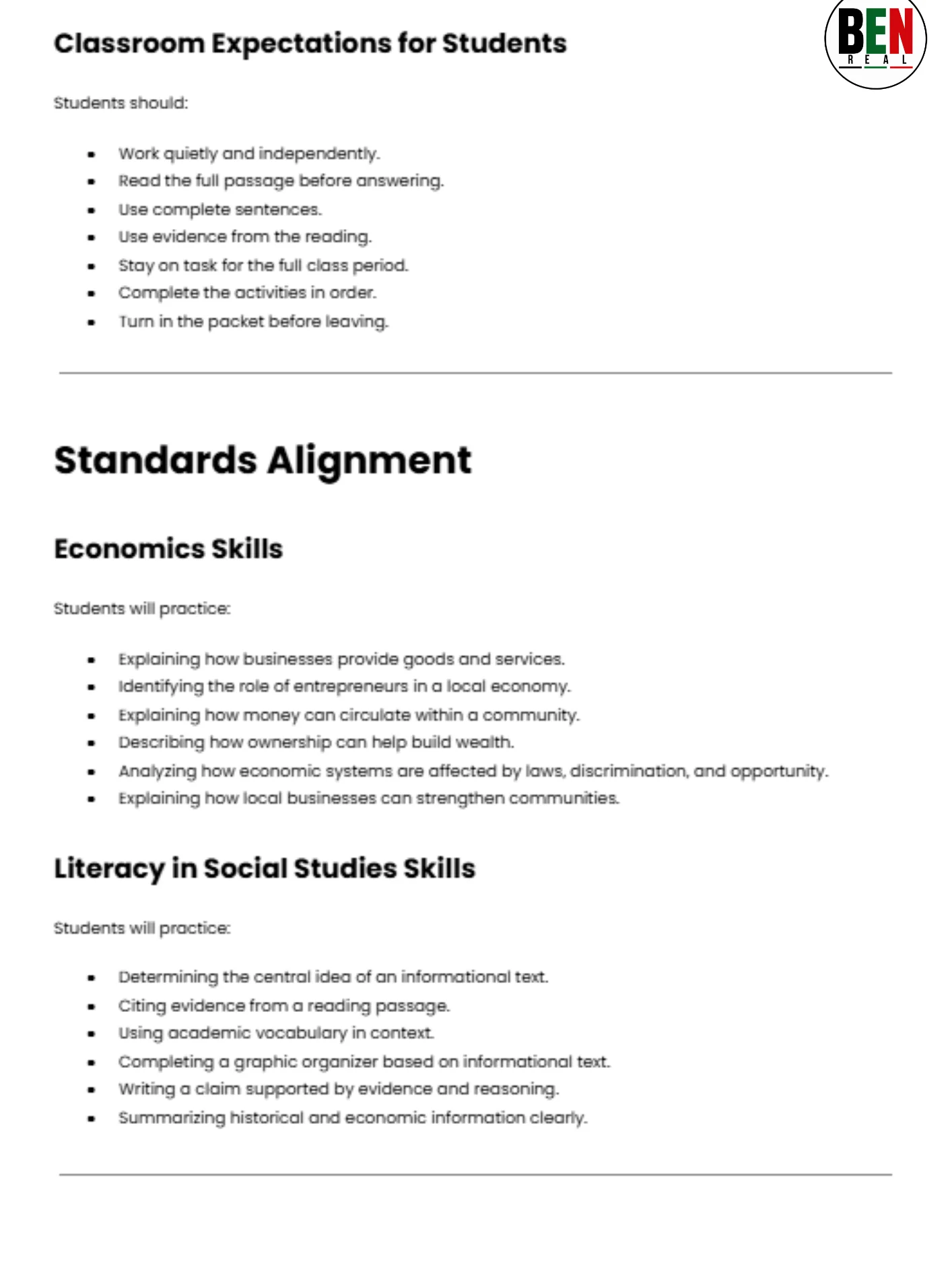 Black History 365 Sub Plan: Black Wall Street: Wealth, Business, and Community Power | Middle School Economics | 60-Minute Lesson product image (3)