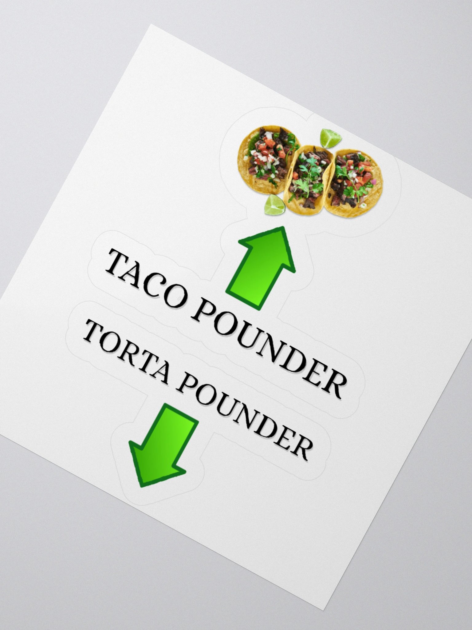 Taco Pounder Torta Pounder Sticker product image (4)
