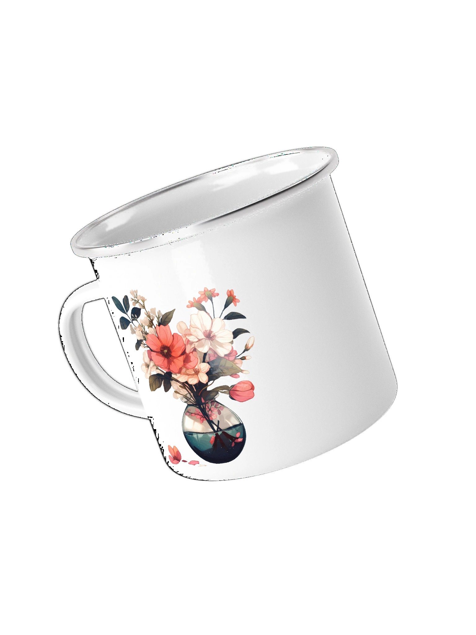 Flowers D Enamel Mug product image (4)