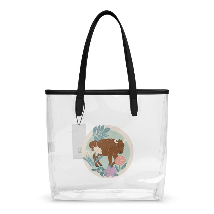 Bison transparent tote bag product image (2)