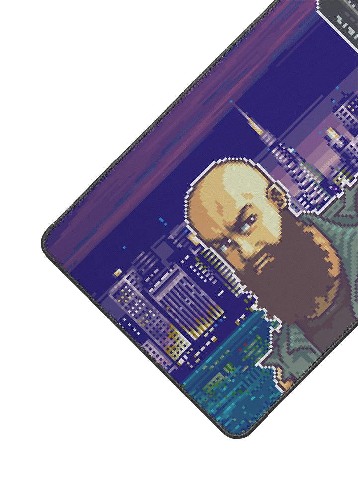 Pixel Desk Mat 12" x 22" product image (2)